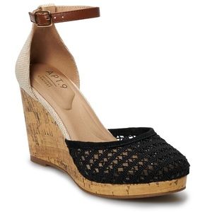 Apt. 9® Jacques Women's Ankle Strap Wedge Size 11